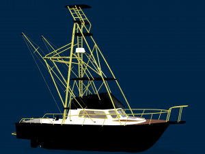 petes boat 3D 模型