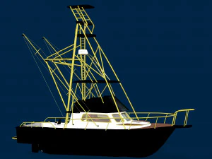 petes boat 3D Model