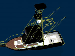 petes boat 3D 模型