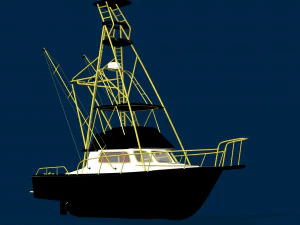petes boat 3D Model