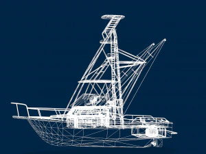 petes boat 3D Model