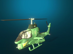 helicopter Model 3D