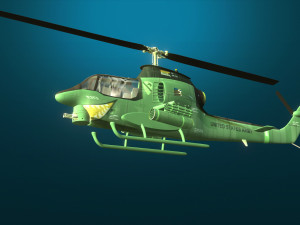 helicopter Model 3D