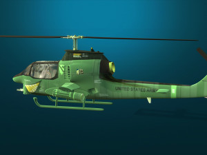 helicopter Model 3D
