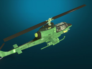 helicopter Model 3D