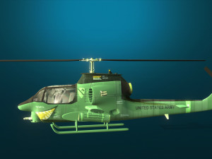 helicopter Model 3D