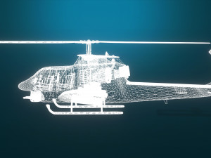 helicopter Model 3D