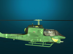 helicopter Model 3D