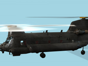 chinook helicopter Modelo 3D