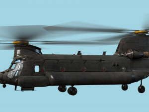 chinook helicopter Modelo 3D