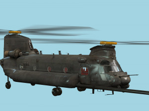 chinook helicopter Modelo 3D