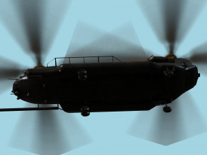 chinook helicopter Modelo 3D