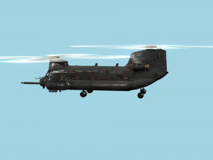 chinook helicopter Modelo 3D