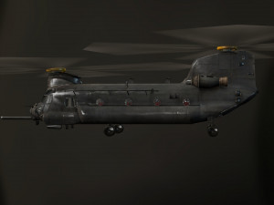 chinook helicopter Modelo 3D