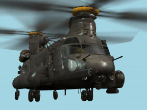 chinook helicopter 3D Model