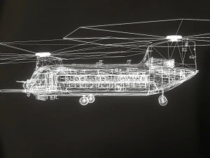 chinook helicopter 3D Model