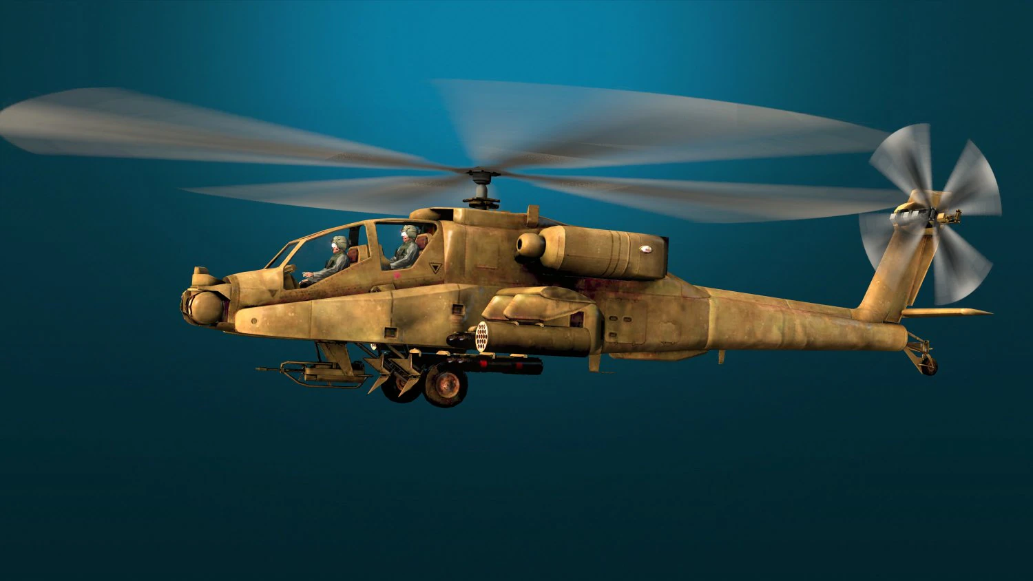 apache helicopter 3D Model .c4d .max .obj .3ds .fbx .stl .blend 
