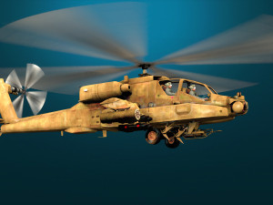 apache helicopter 3D Model
