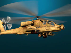 apache helicopter 3D Model