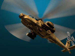apache helicopter 3D Model