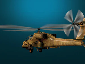 apache helicopter 3D Model
