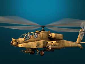 apache helicopter 3D Model