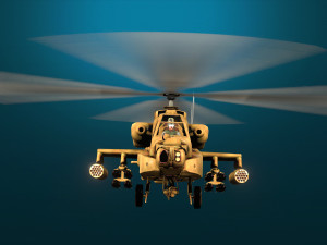 apache helicopter 3D Model