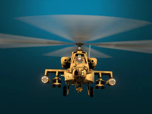 apache helicopter 3D Model