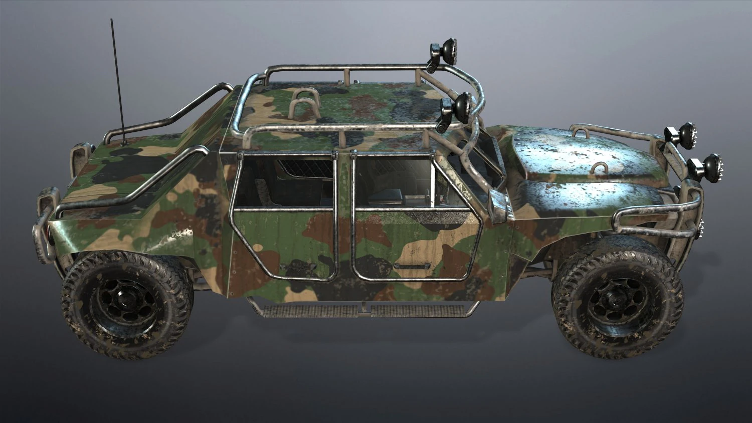realistic car 3D Model .c4d .max .obj .3ds .fbx .stl .blend 
