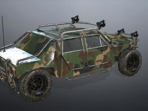 realistic car 3D Model