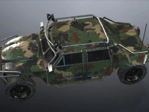 realistic car 3D Model