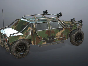 realistic car 3D Model