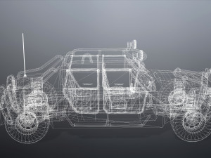 realistic car 3D Модель