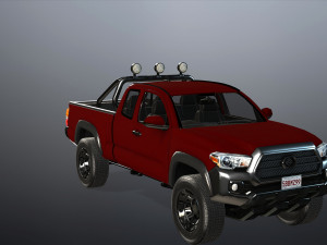 realistic car Model 3D