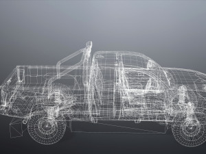 realistic car Model 3D