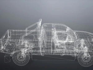 현실적인 자동차 3D 모델