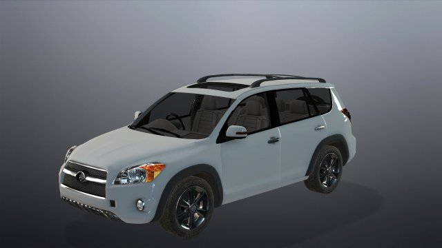 realistic car Modèle 3D .c4d .max .obj .3ds .fbx .stl .blend 