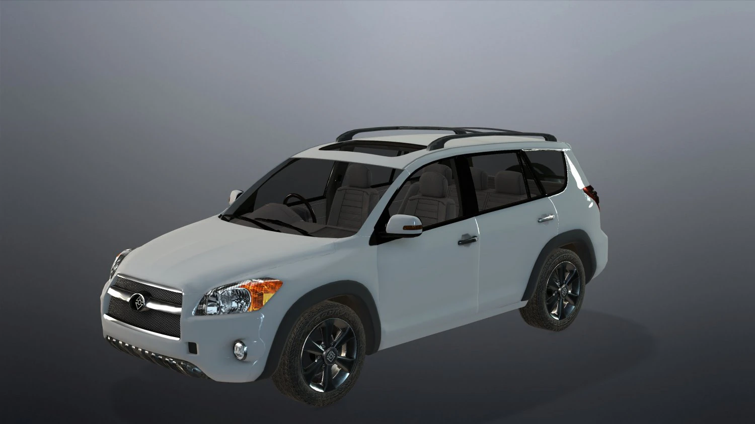 realistic car 3D Model .c4d .max .obj .3ds .fbx .stl .blend 