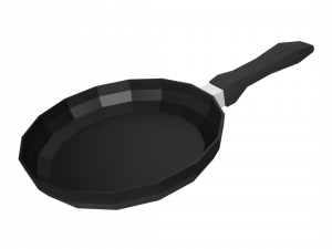 small frying pan 3D Model