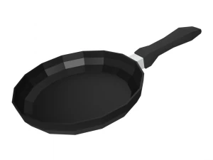 小さなフライパン 3Dモデル