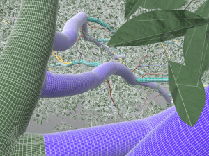 live oak - variation a 3D Модель