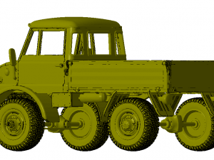 unimog 406 3D-printmodel
