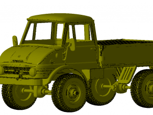 unimog 406 3D-printmodel