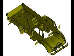 unimog 406 3D Print Model
