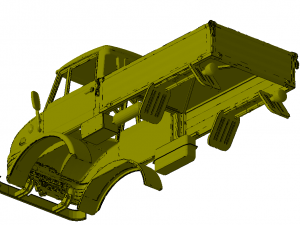 unimog 406 3D-printmodel