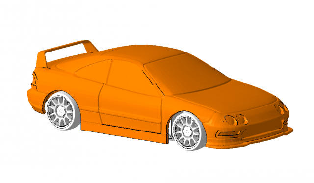 94 integra mini-z sized 3d printable body 3D Print Model .c4d .max .obj .3ds .fbx .stl .blend 