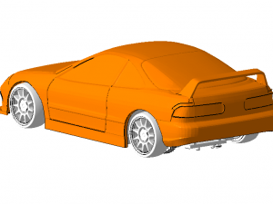 94 integra mini-z sized 3d printable body 3D Print Model