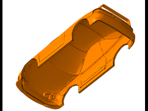 94 integra mini-z sized 3d printable body 3D Print Model