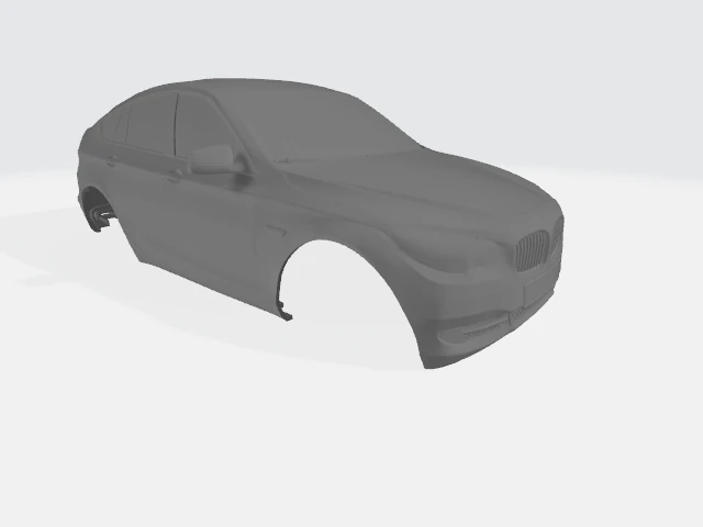 2010 5 series - 3d printable body shell 3D Print Model .c4d .max .obj .3ds .fbx .stl .blend 