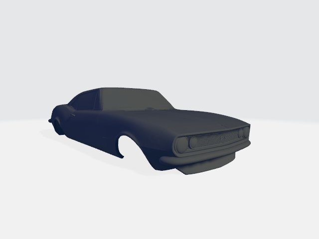 67 camaro ss printable body Modèles 3D en vedette .c4d .max .obj .3ds .fbx .stl .blend 